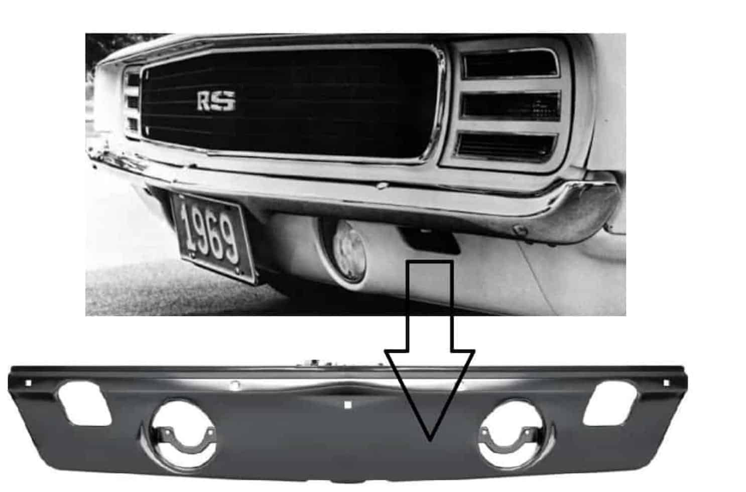 Valance Panel: 69 Camaro Standard or RS